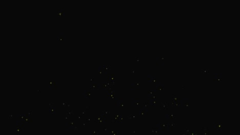 animación de partículas de estrellas brillantes gráficos de movimiento