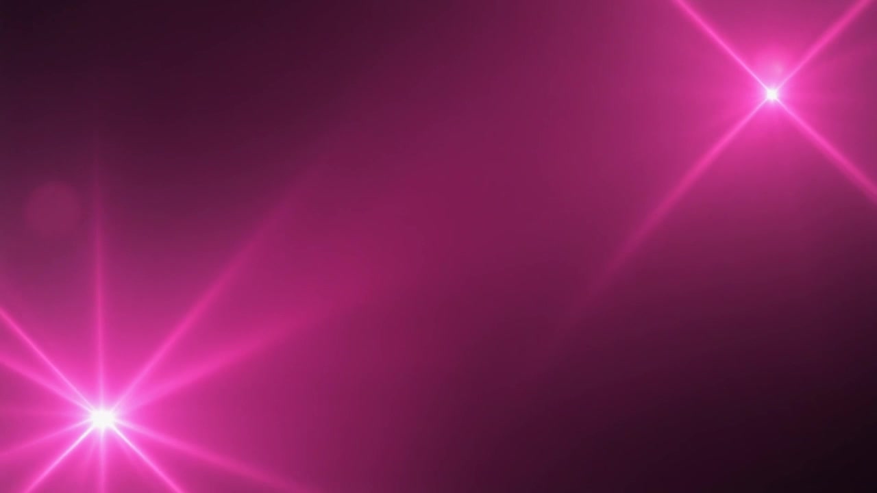 Bagliori Rosa dell'Obiettivo e Perdite di Luce Astratte su Sfondo Scuro