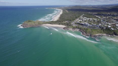 Norries-Fahren-An-Einem-Sonnigen-Sommertag-Am-Cabarita-Beach-An-Der-Tweedküste-Von-New-South-Wales-In-Australien