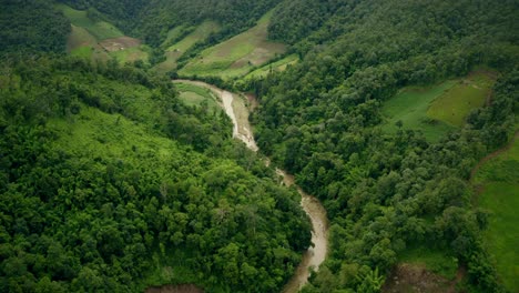 río pai tailandia desde arriba