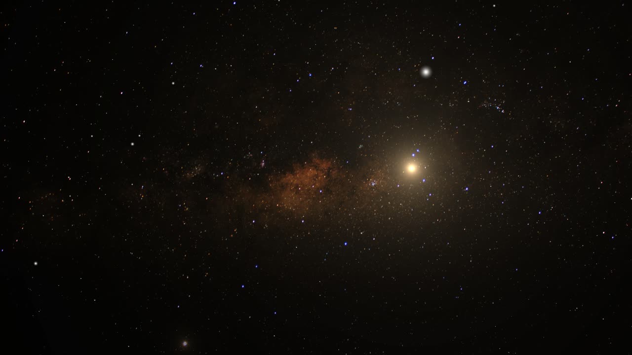 galaxy in the darkness of space 4k