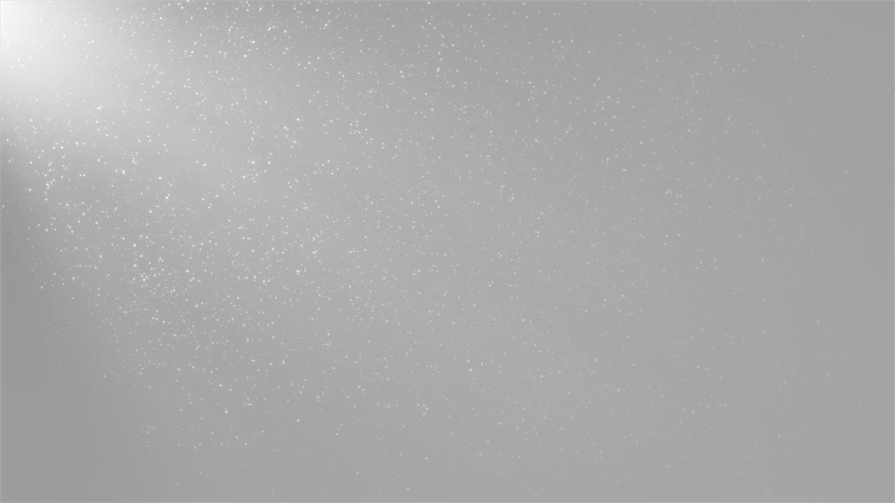 White Shimmering Particles with Light Rays