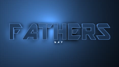 Fathers-Day-text-in-futuristic,-glowing-font-unveiling-a-modern-perspective