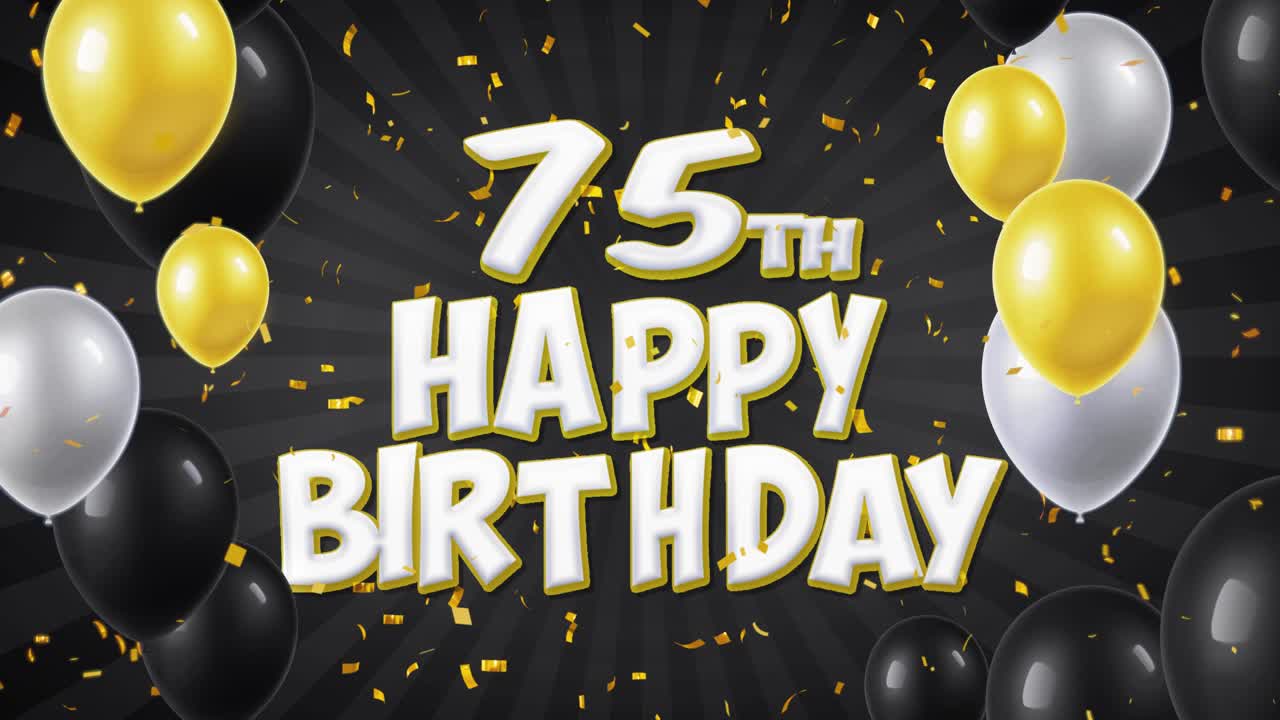 75th Happy Birthday Celebration