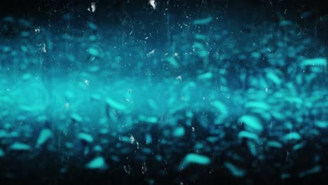 video de bucle. abstract colorido bokeh. verano nadie paisaje de la naturaleza. gotas de lluvia goteando en el vidrio. concepto: imágenes de bucle, relajante, intro, viaje, viaje. raindrop 4k imágenes de stock