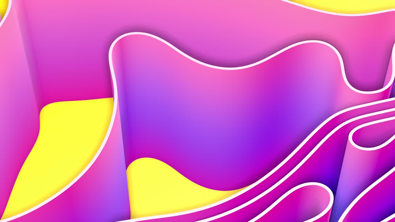 abstracto 3d render colorido spline tiras filas curvas de luz y sombra flujo movimiento movimiento superficie textura ondas fondo