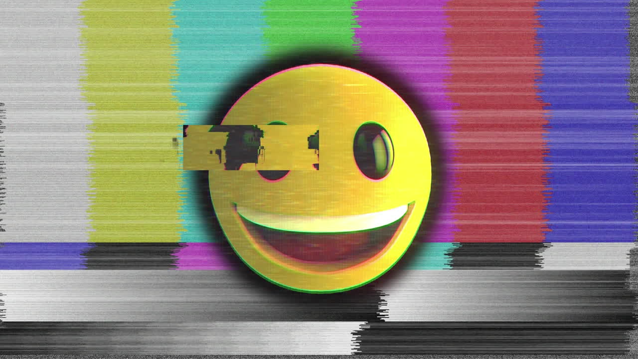 emoticono en la pantalla de prueba