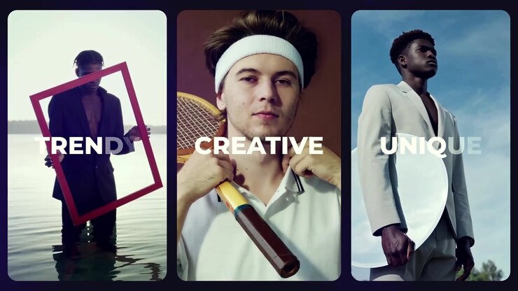 Dynamic Video Opener Slideshow Template with Multiple Scenes