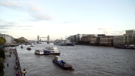 tower bridge and river thames, london