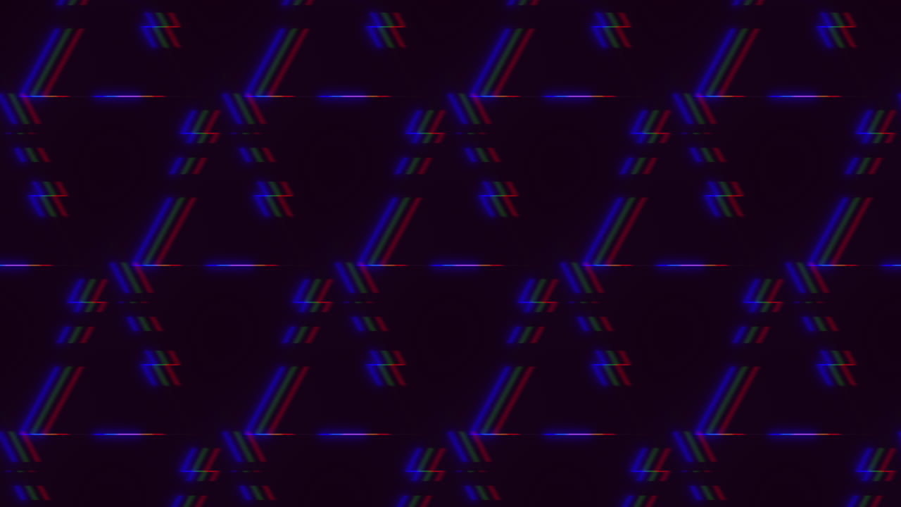 A Pattern Of Blue And Red Lines
