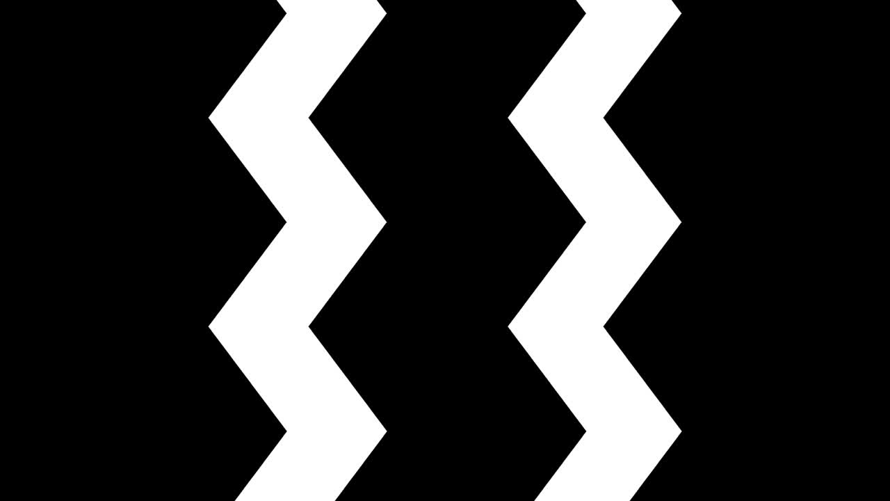 material de bucle de triángulo de onda dentada animación gráficos de movimiento