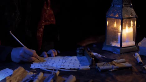antecedentes del período histórico a la luz de las velas.