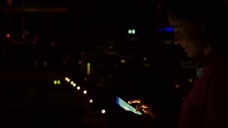 businesswoman using mobile phone