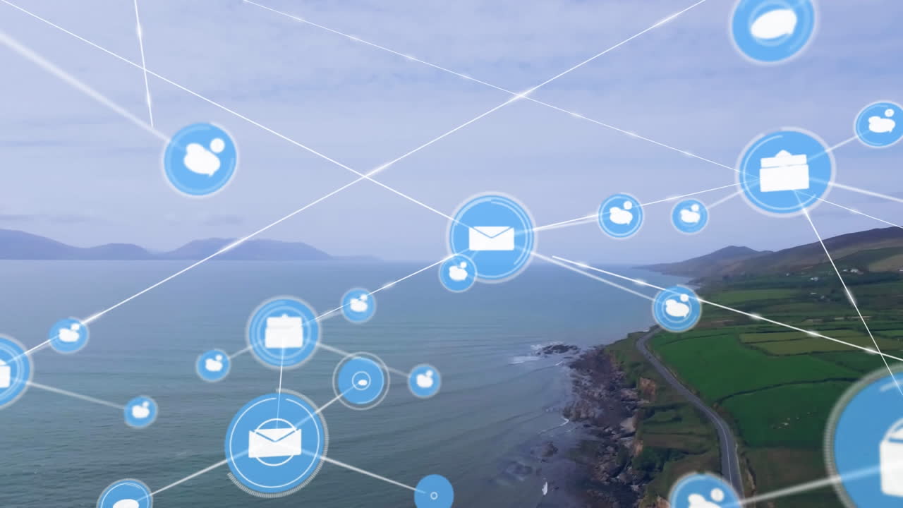 해변의 연결 네트워크의 활성화