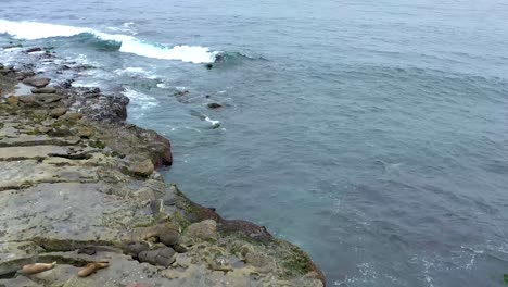 vista aérea de la jolla cove en el sur de california