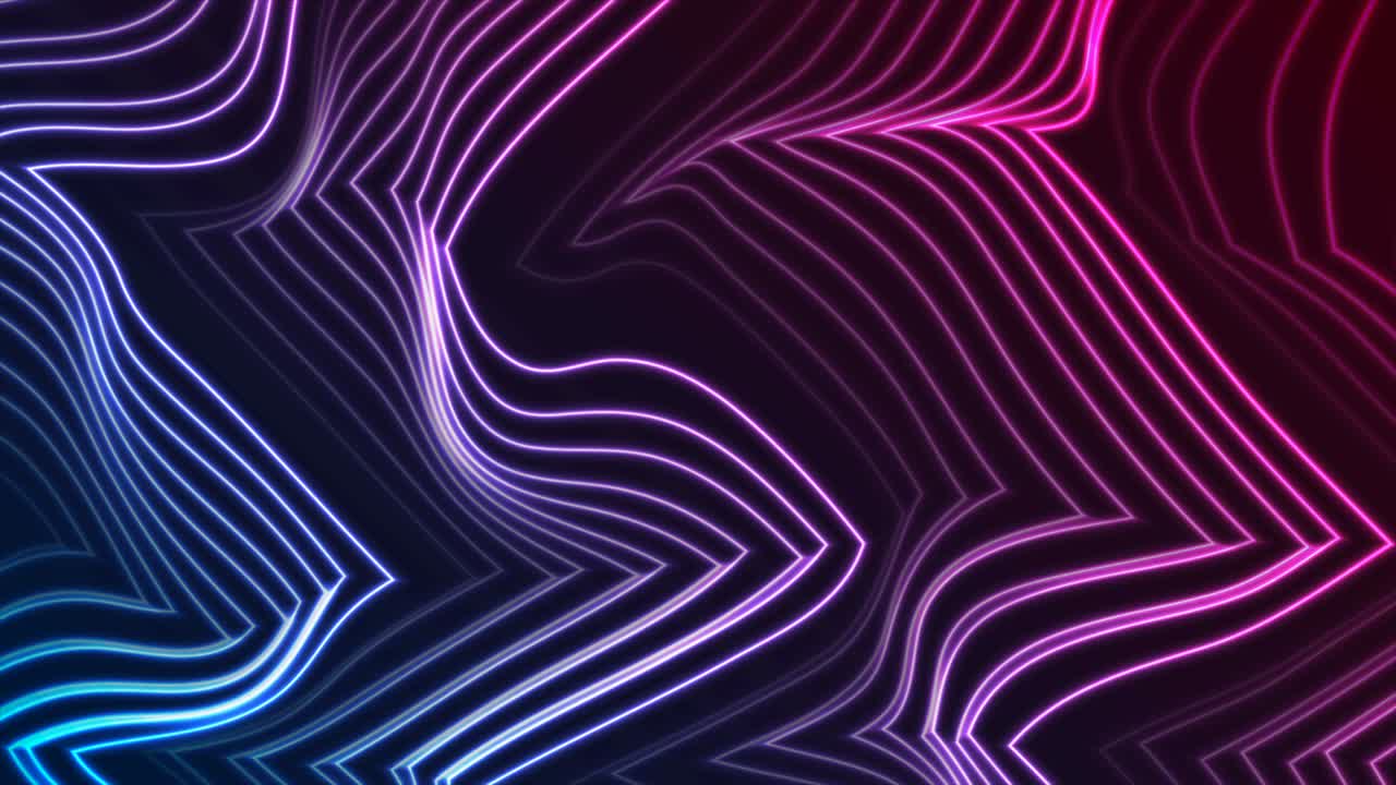 abstracto futurista azul púrpura neón fondo de movimiento ondulado