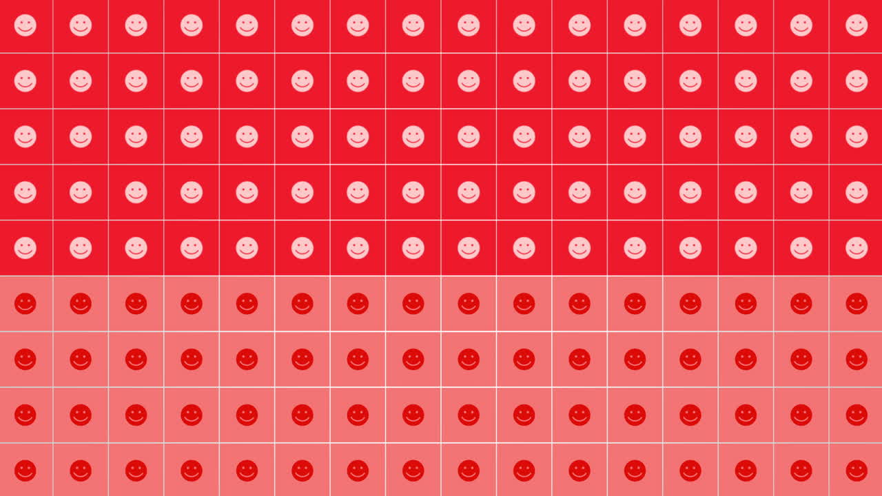 patrón de iconos de red de sonrisa social sobre fondo degradado