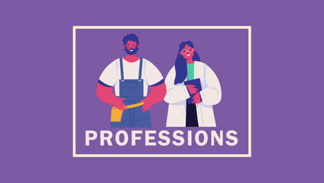 animación de personajes mecánicos y médicos