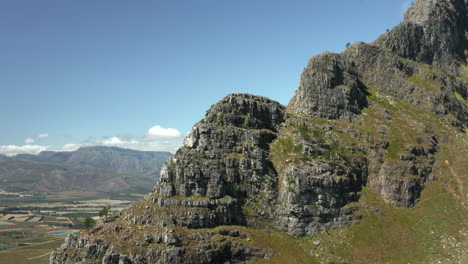 Antenne:-Simonsberg-Stellenbosch-Südafrika