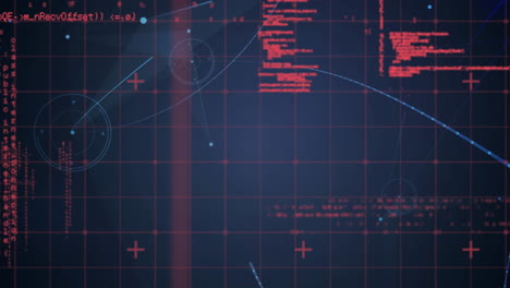 animación de la red de conexiones a través del procesamiento de datos