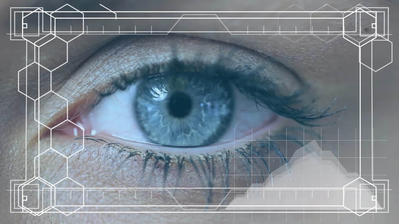 compuesto digital de ilustración de datos virtuales