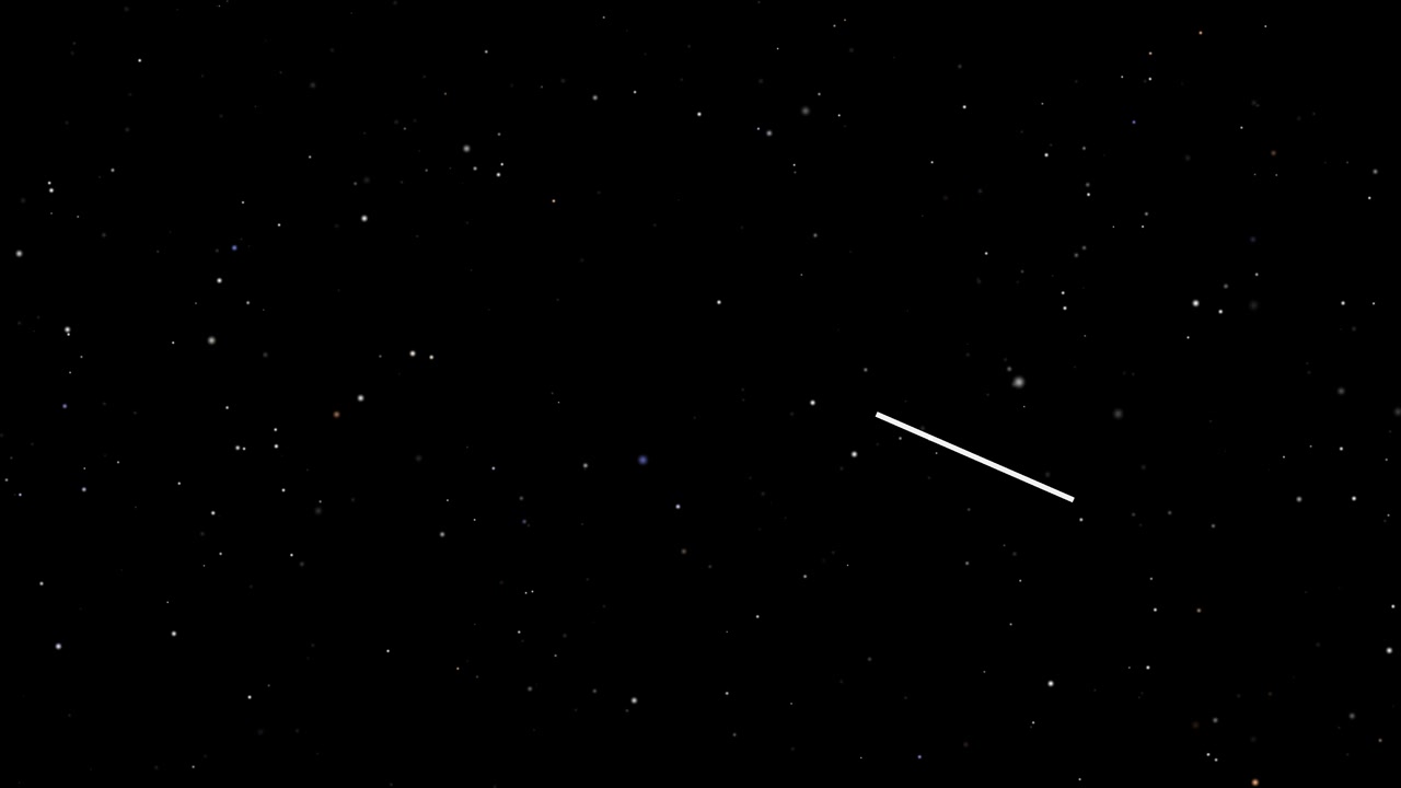 White shooting stars streak across a dark, starry night sky background with subtle twinkling effects