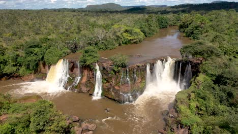 Aerial-view-Prata-waterfall-at-Chapada-das-Mesas-National-Park