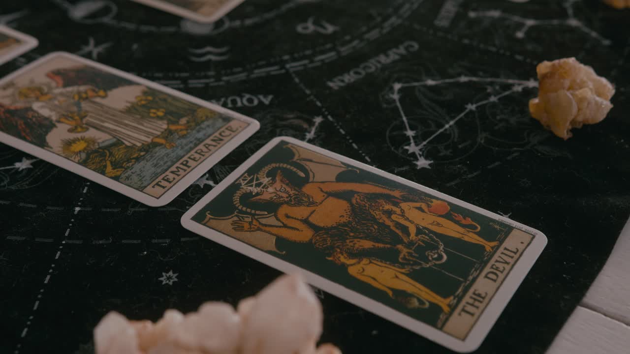 Tarot Cards and Crystals