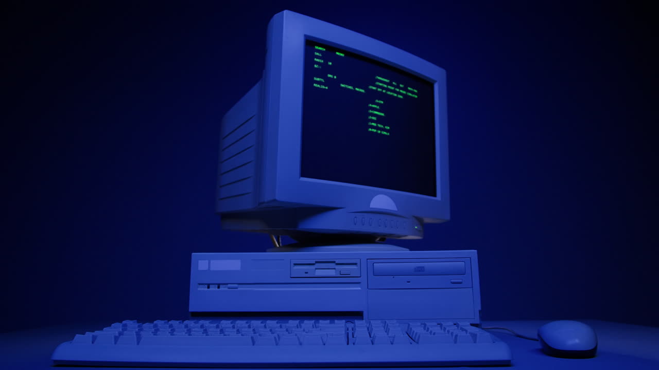 старинный настольный компьютер