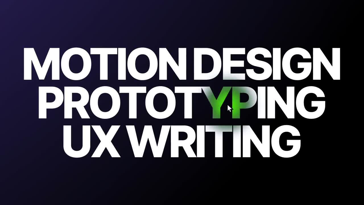 Animated Text and Motion Graphics with Abstract Elements