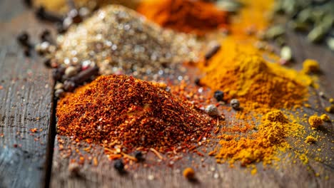 colorful spice mixture