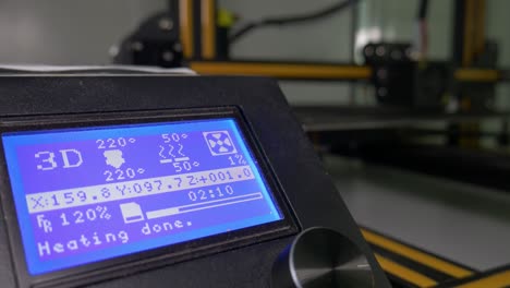 3d-drucker-Blau-Lcd-Siebdruck-Daten-Schwarz-Filament