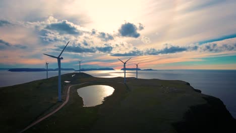 windmills for electric power production havoygavelen windmill park norway