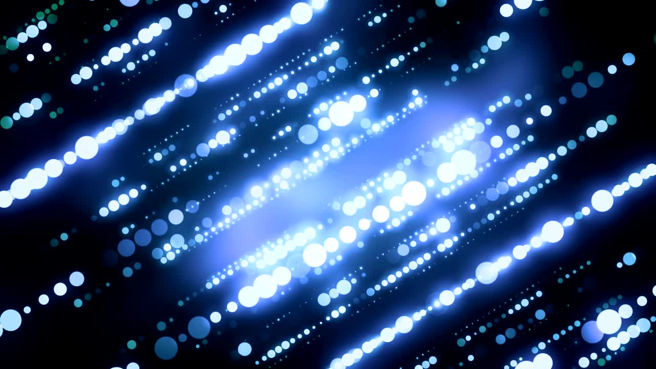 movimiento de luz azul brillante