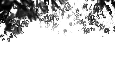 las letras del alfabeto 4k.