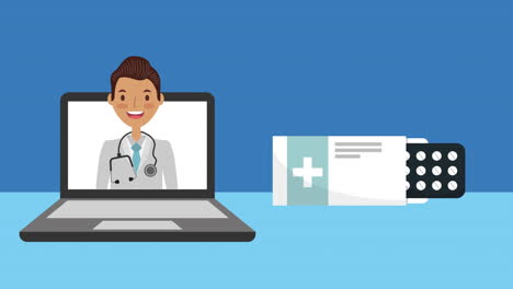 professional doctor medical character animation