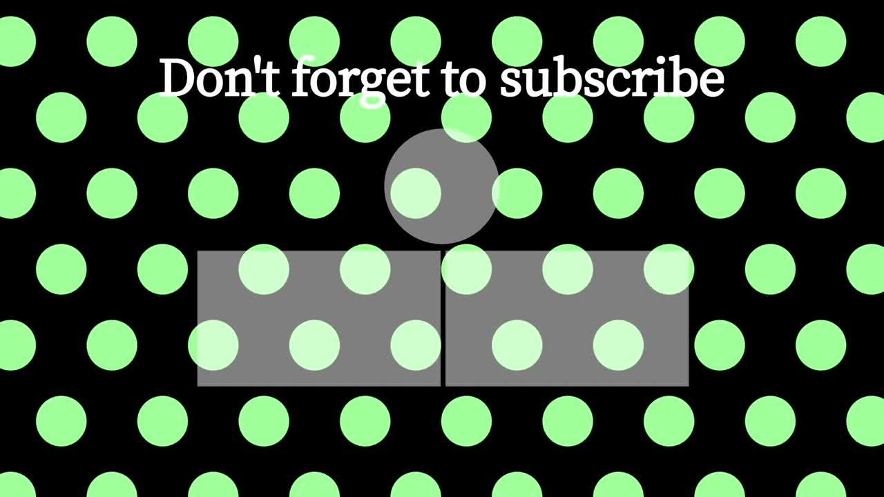 작은 점 배경 엔드 카드 엔딩 스크린 모션 그래픽