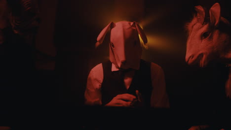 animal masks party