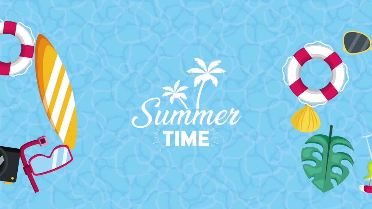 tiempo de verano disfrutar de vacaciones