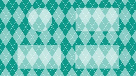 argyle pattern end card ending screen motion graphics