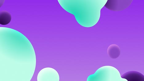 animación de un líquido multicolor futurista. gradientes del fondo líquido acuoso