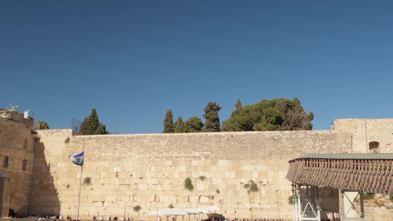 Muro del Pianto nella Città Vecchia di Gerusalemme, Israele.