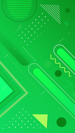 Abstract Green Geometric Background