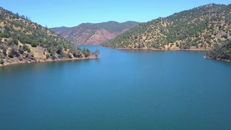 Drone-Ascends-in-Recreational-Area-with-Lake