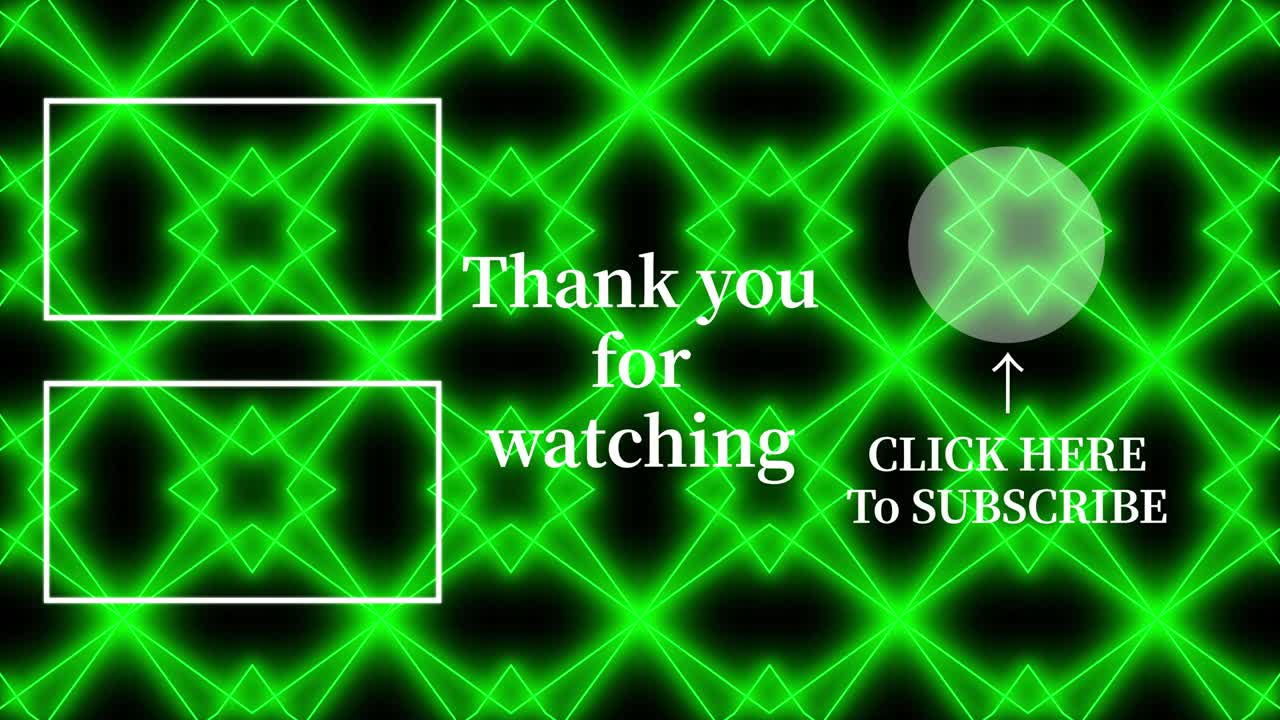 기하학적 패턴 검은 배경 엔드 카드 모션 그래픽