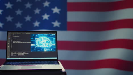 ai software on laptop used by american domestic security services