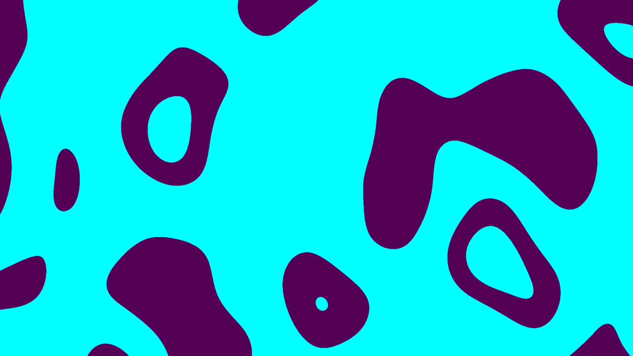 ameba bacteriana mortal azul macro animación cgi