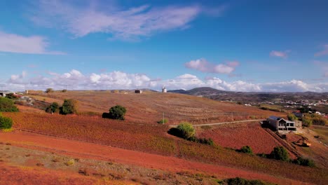 Vista-Rural-Aérea-De-Fernandinho,-Torres-Vedras,-Portugal.