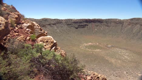 un ángulo con vista al cráter de meteorito arizona 1