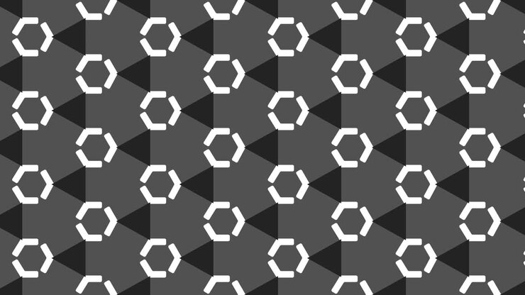 Animated seamless pattern design floating